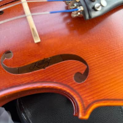 Knilling P4KF Bucharest 4/4 Full-Size Student Violin Outfit 2010s - Natural image 3