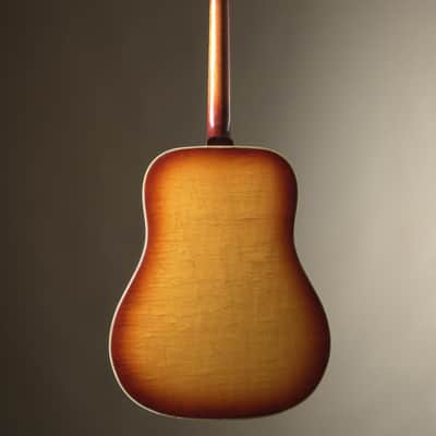 Epiphone (1965) FT-110 Frontier Acoustic Guitar - Sunburst, incl. HSC image 4
