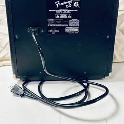 Fender Frontman 15G Series II 2-Channel 15-Watt 1x8" Guitar Practice Amp 2002 - 2010 - Black image 2