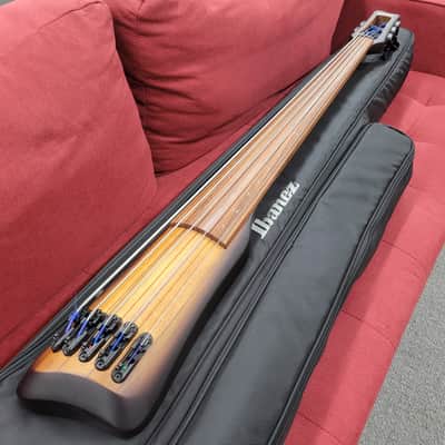 Ibanez UB805-MOB Upswing Upright Bass with Stand and Bag - Mahogany Oil Burst image 2