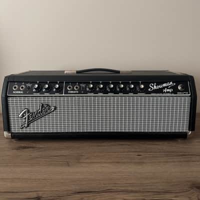 Fender Dual Showman 2-Channel 85-Watt Guitar Amp Head 1963 - 1967 - Black Panel image 1