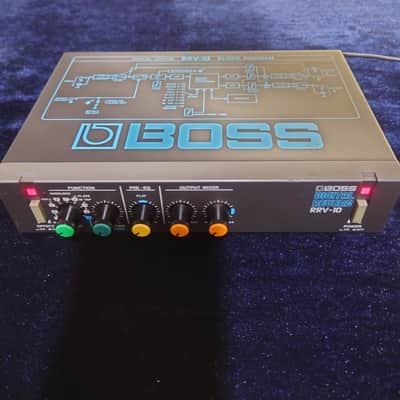 BOSS RRV-10 Digital Reverb MIJ Japan Vintage Micro Rack w/ Original Box Tested Working image 3