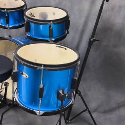 Sound Percussion Labs Junior Kicker 5-Piece Drum Set - Metallic Blue image 6