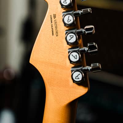 Fender American Ultra II Stratocaster HSS Solar Flare Ebony Board image 7