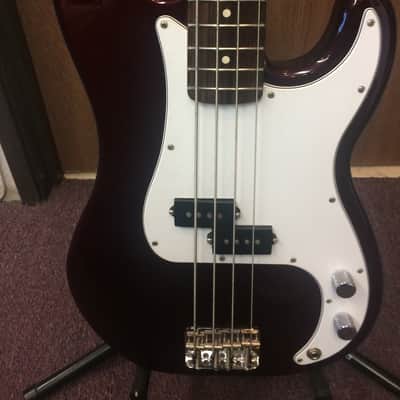 Fender Precision Bass Maroon image 4