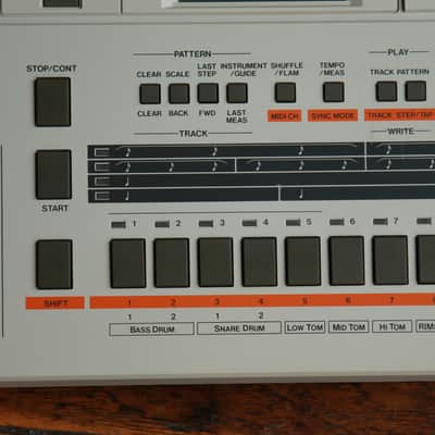 1987 Roland TR-707 Rhythm Composer Drum Machine w/ M-64C Memory Cartridge image 5