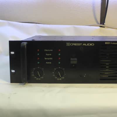 Crest Audio 8001 Pro Series Power Amplifier Finale di Potenza Amplificatore Nero Black image 2