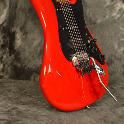 Kramer Pacer Deluxe HSS Vintage 1983 Floyd Rose Cherry Finish w Factory Hardshell Case We Ship FAST image 8