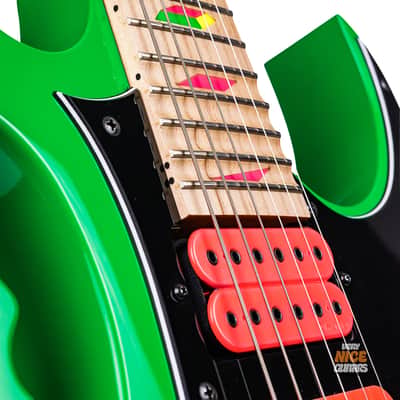 Ibanez JEM777 30th Anniversary Steve Vai - Loch Ness Green image 10