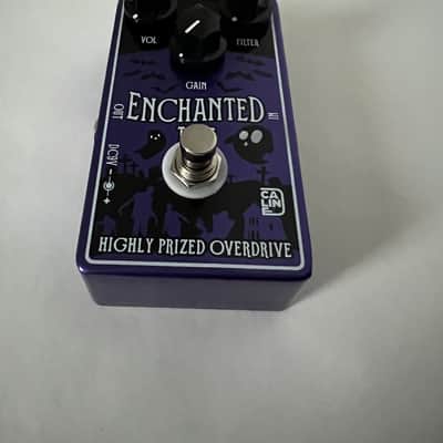 Caline CP-511 Enchanted Tone Overdrive Guitar Effect Pedal True Bypass Aluminum Alloy Casing Purple Black Overdrive Caline CP511 2024 - Purple Black image 3