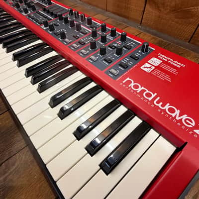 Nord Wave 2 61-Key 48-Voice Polyphonic Synthesizer 2013 - 2022 - Red image 3