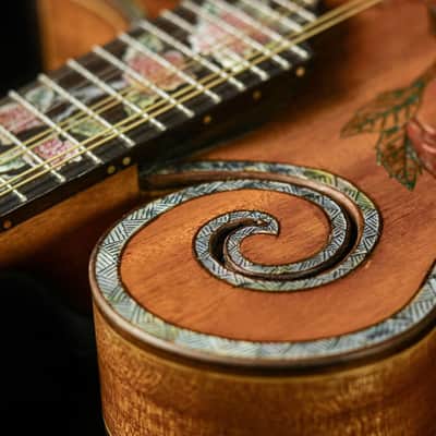 Blueberry Handmade Mandolin Floral Motif Built to Order in 90-Days image 11