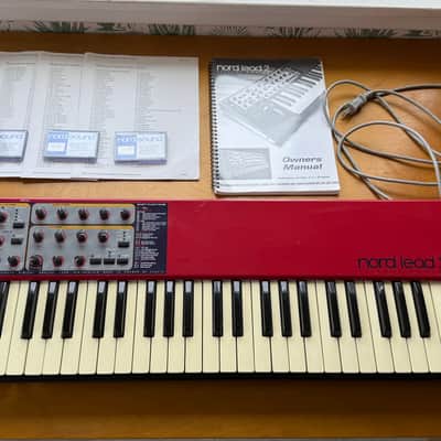 Nord Lead 2 49-Key 12-Voice Polyphonic Synthesizer 1997 - 2003 - Red