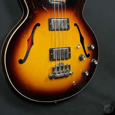 Gibson Custom Shop ES 335 Memphis Bass from 2013 in sunburst finish with original case image 4