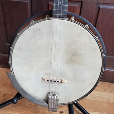 Antique 1930s Sterling Tenor Banjo ~ New Tailpiece and Bridge ~ With NOCC ~*SALE*~ See Video! image 6