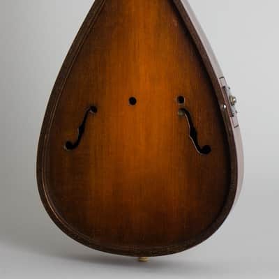 Vivi-Tone Hollow Body Electric Mandolin (1933), ser. #301, original black chipboard case. image 4