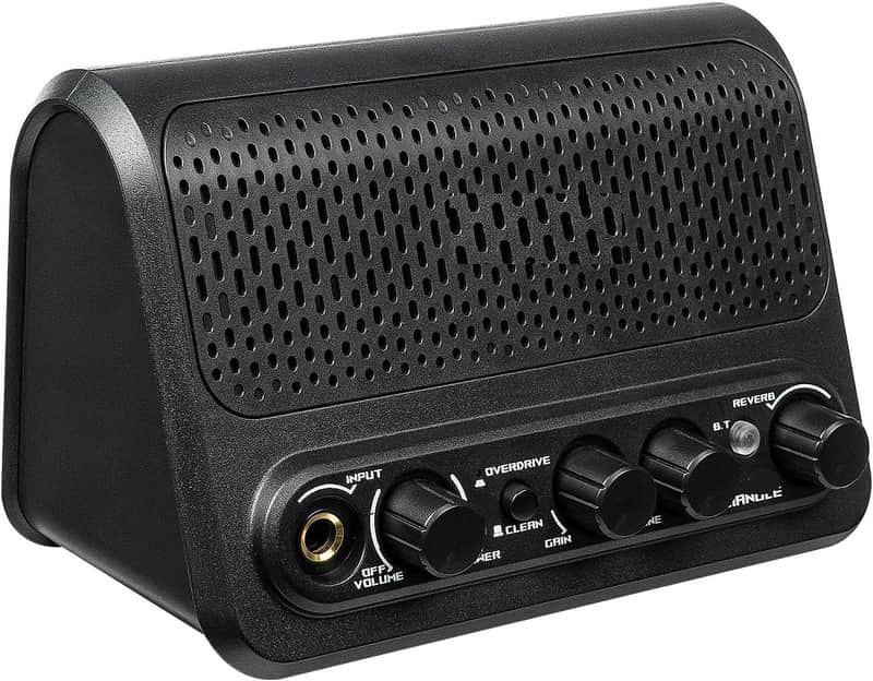10W Mini Guitar Amp, Portable Guitar Combo Amplifier with Clean/Overdrive, All-in-one Rechargeable Amplifier Speaker with Aux in for Bedroom Practice - Triangle image 1