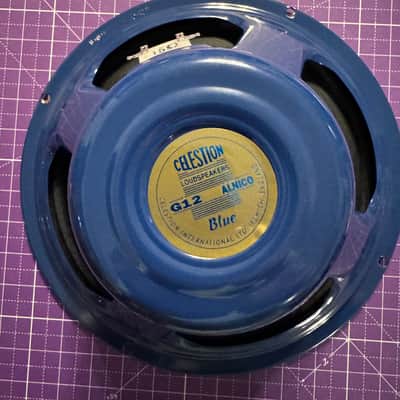 Celestion T4436 G12 Alnico Blue 15-Watt 16-Ohm 12" Speaker 2010s - Blue image 1