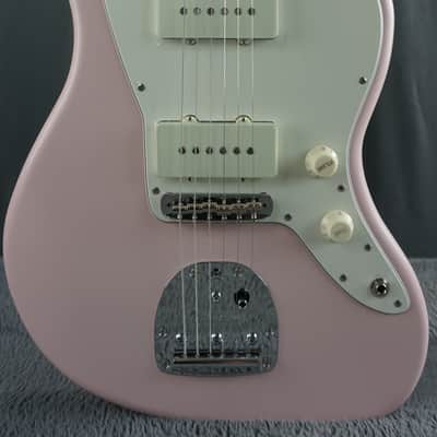 Fender Made in Japan FSR Hybrid II Jazzmaster Satin Shell Pink Kinko’s Exclusive 1 of 12 image 1
