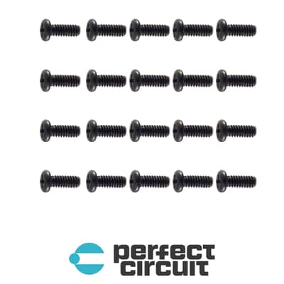 LMNTL M3 Black Eurorack Modular Screws - MEDIUM (20 Pack)