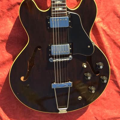 Gibson ES-335 Walnut 1969/70 Orange Label With Volute and Made in USA stamp image 2