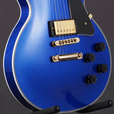 Gibson Custom Shop Les Paul Custom - Dark Blue Sparkle image 9