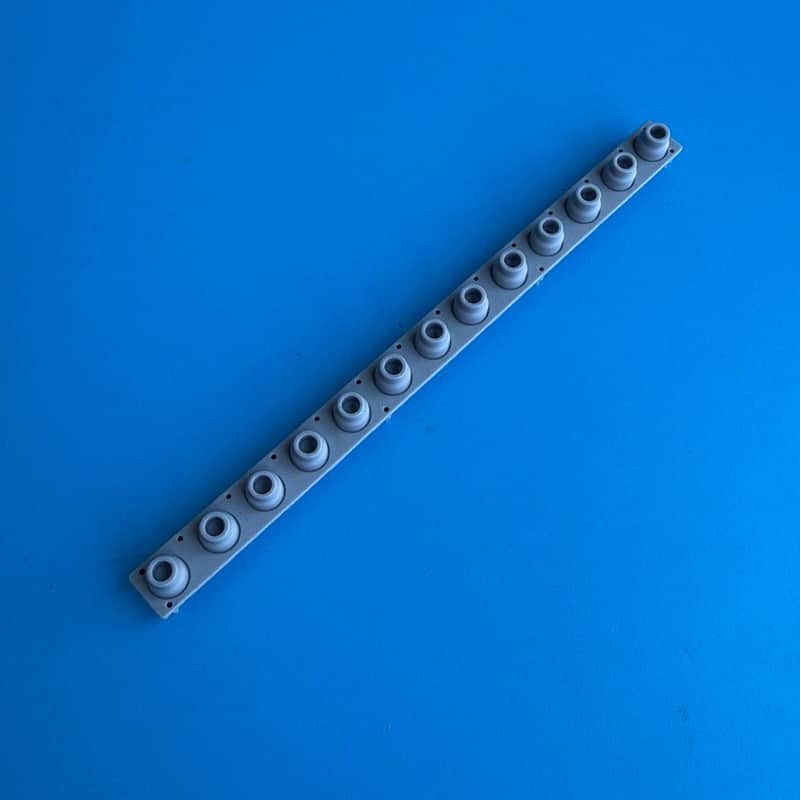 CASIO LK-100 LK-110 LK-135 CTK-2200 Keyboard 13-Key Rubber Conductive Pad Strip image 1