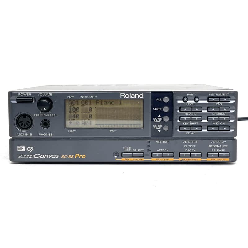 Roland Sound Canvas SC-88Pro with New internal battery / 120V version MIDI Sound Module Synthesizer Made in Japan Worldwide Shipment image 1
