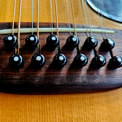 Martin D12-18 12-String Dreadnought Acoustic 1974 - Natural image 13