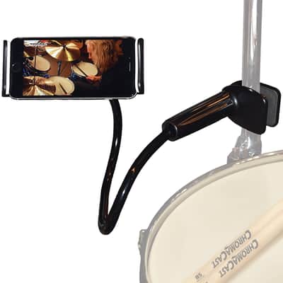 ChromaCast Phone & Tablet Stand Holder, Mount Clip with Grip Flexible Long Arm Gooseneck Compatible with ipad iPhone/Nintendo Switch/Samsung Galaxy Tabs/Amazon Kindle Fire HD image 1