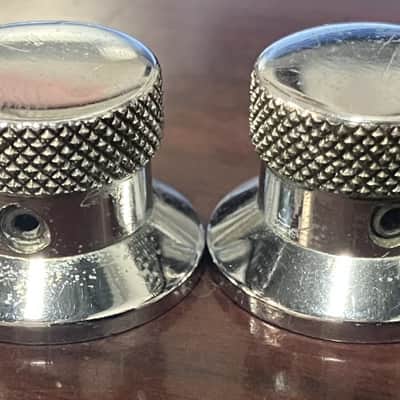 Vox- amp knobs, chrome, set of 4, VINTAGE image 2