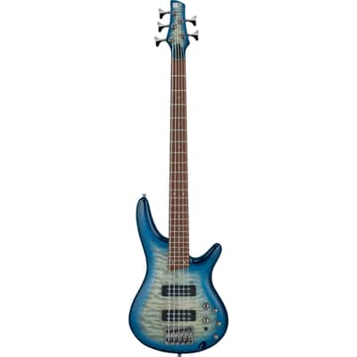 Ibanez Standard SR405EQM-SCB Stained Cosmic Blue Starburst - 5-String Electric Bass imagen 1