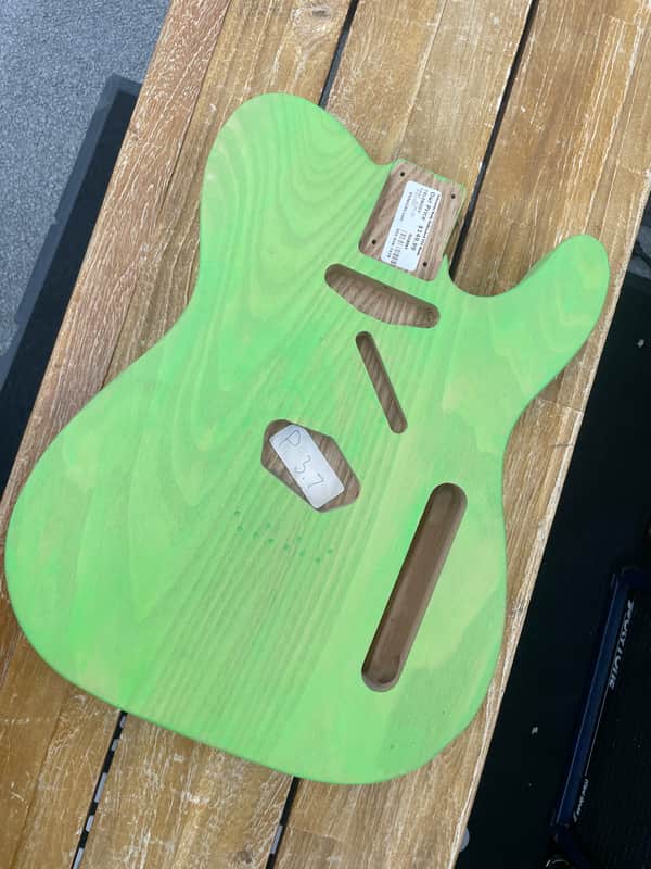 USA Telecaster Body USA Spec - Green Stain image 1