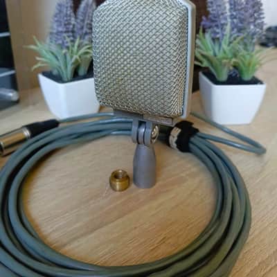 rear BEAG dynamic microphone EAG MD-16N (akg D12 type) 1970s XLR with stand image 11