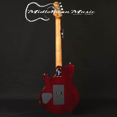 Ernie Ball Music Man Axis - 6-String Guitar - Roasted Amber Flame Gloss Finish w/Case image 5