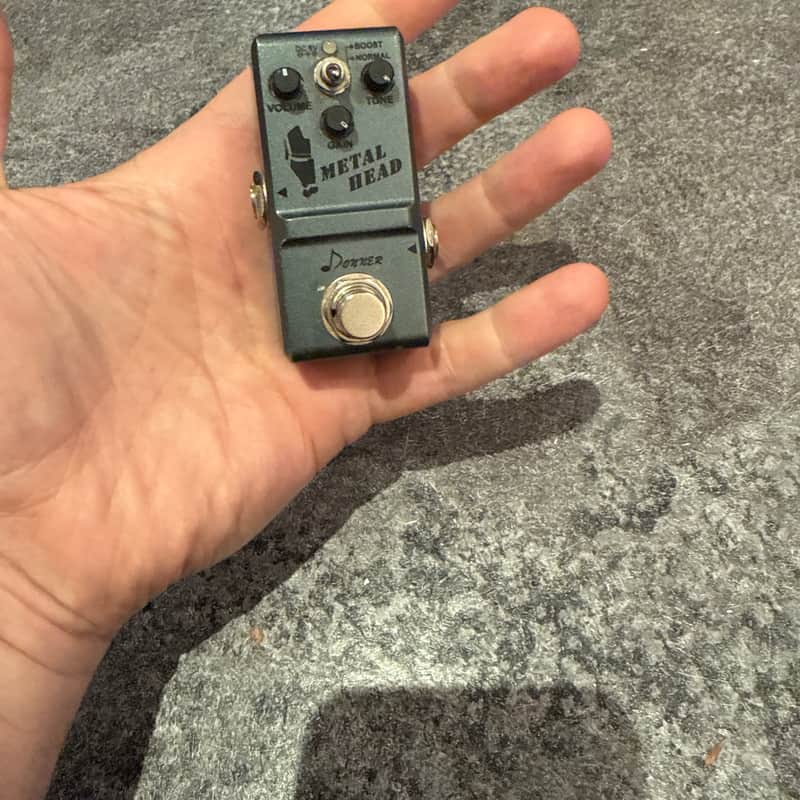 2010s Donner Metal Head Distortion Silver