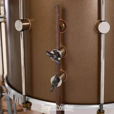 A&F Drum Company Maple Club 3-piece Shell Pack - Deco Gold with Nickel Hardware (AF322DGNd1) image 4