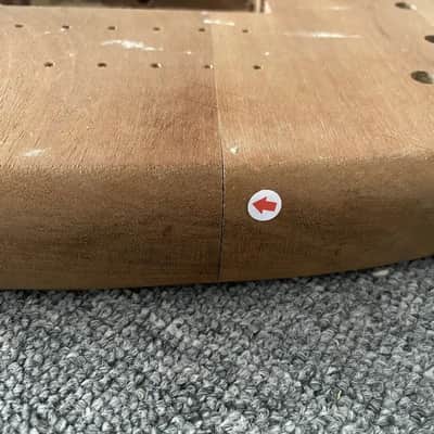 Mahogany Wood 5/6 String Bass Body DIY Project image 13