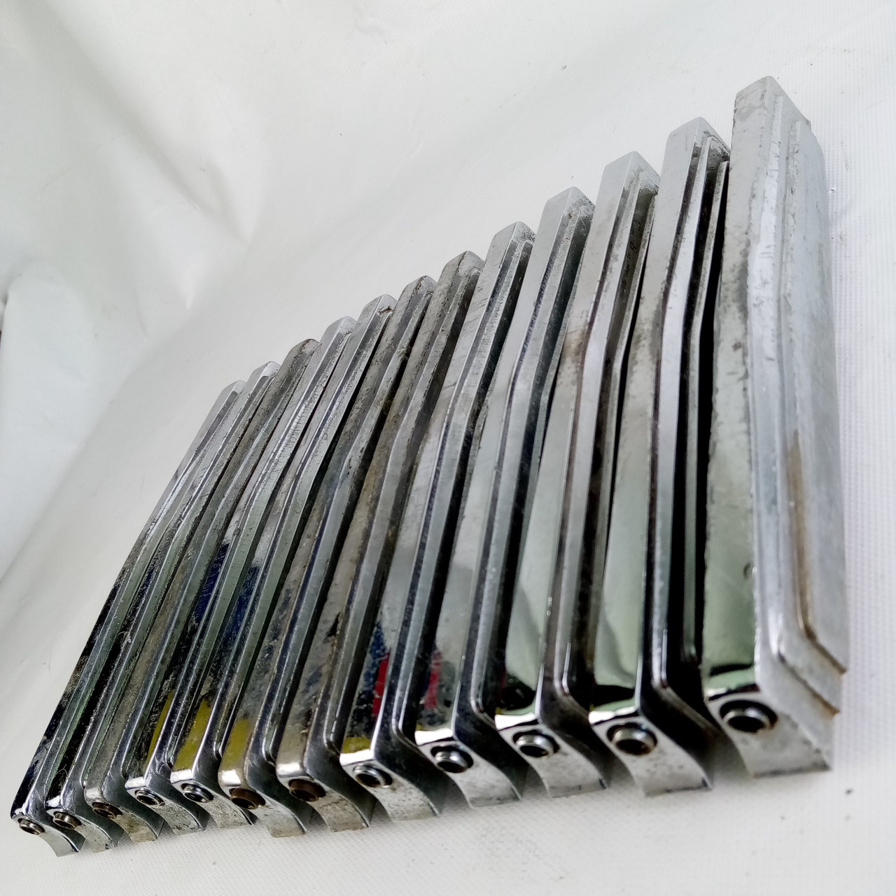 Ludwig 12x Imperial Bass Drum Lugs 6 3/8"Vintage 50s Chrome Part #2206 Snare/Tom — main photograph