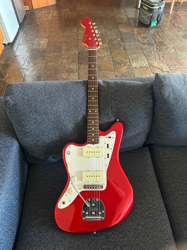 Fender 2019 MIJ Candy Apple Red left handed Jazzmaster 60’s Traditional 2019 - Candy Apple Red image 1