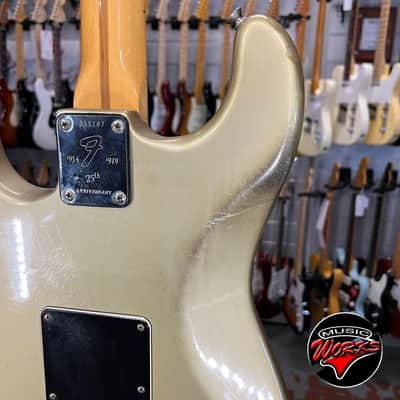 Fender 1979 Stratocaster 25 Th Anniversary Porsche Silver True Vintage image 12