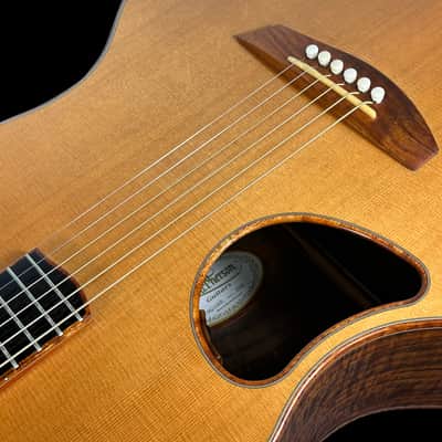 2005 McPherson MG-5.0XP Flamed Walnut Back w Cedar Top and LR Baggs ~ Natural image 5