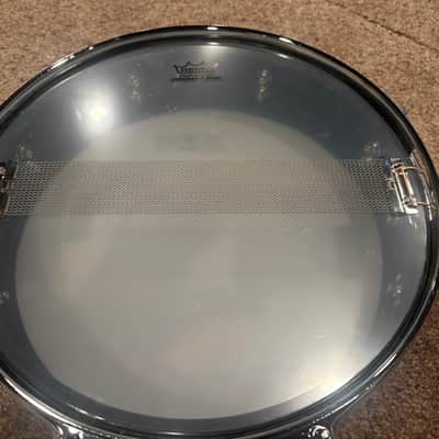 Pearl S1330B/C103 13x3" Steel Piccolo Snare Drum 2010s - Piano Black image 5