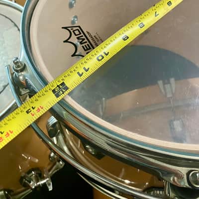 Ludwig USA Classic Vintage 1980's 6 PC Drum Set Kit 18 inch Floor Tom Natural Gloss image 5