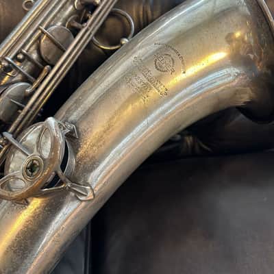Saxophone Baritone Selmer Balanced Action 1937 - Silver image 2