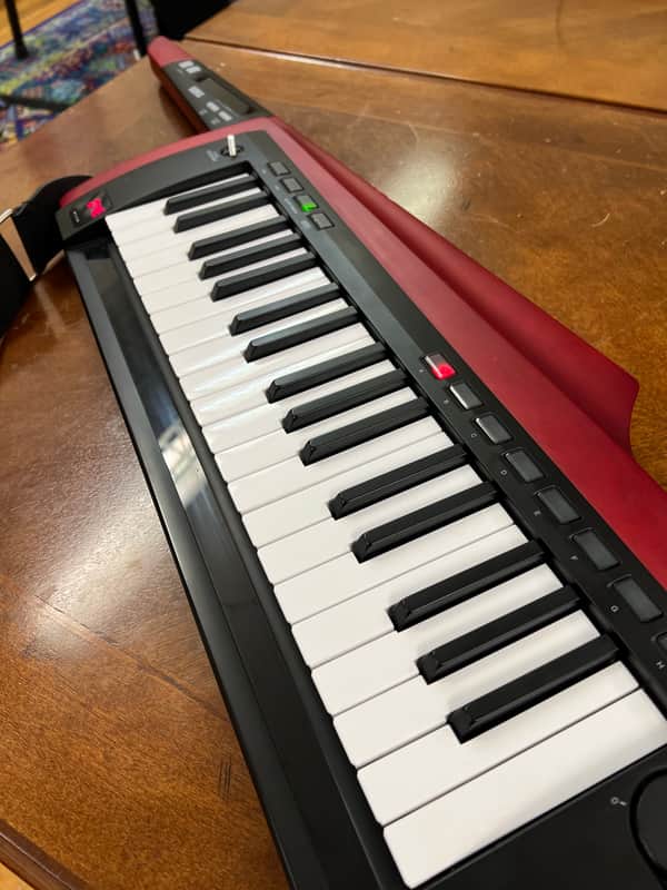 Korg RK-100S mk II RD 37-Key Keytar with Built-In MMT Digital Synth 2010s - Red image 1