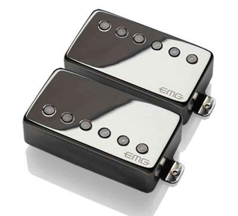 EMG 57/66 Active Humbucker Set 2016-Present Black Chrome image 1