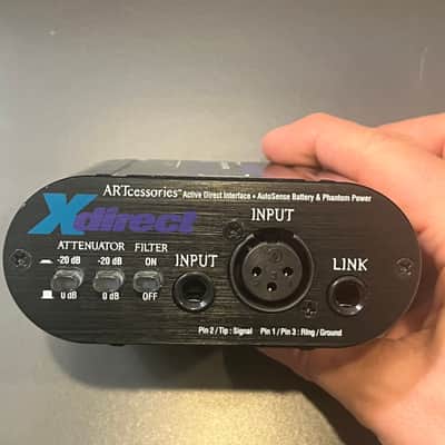 ART XDirect Professional Active Direct Box - 2013 - Black image 3