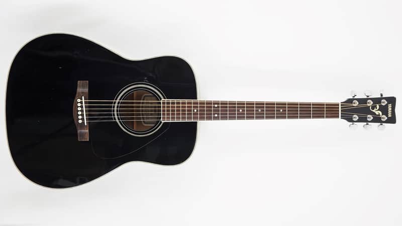Yamaha FG-423S Black - Solid Spruce Top Dreadnought Acoustic | Reverb