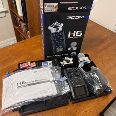 Zoom H6 Handy Audio Recorder 2013 - 2019 - Black / Silver